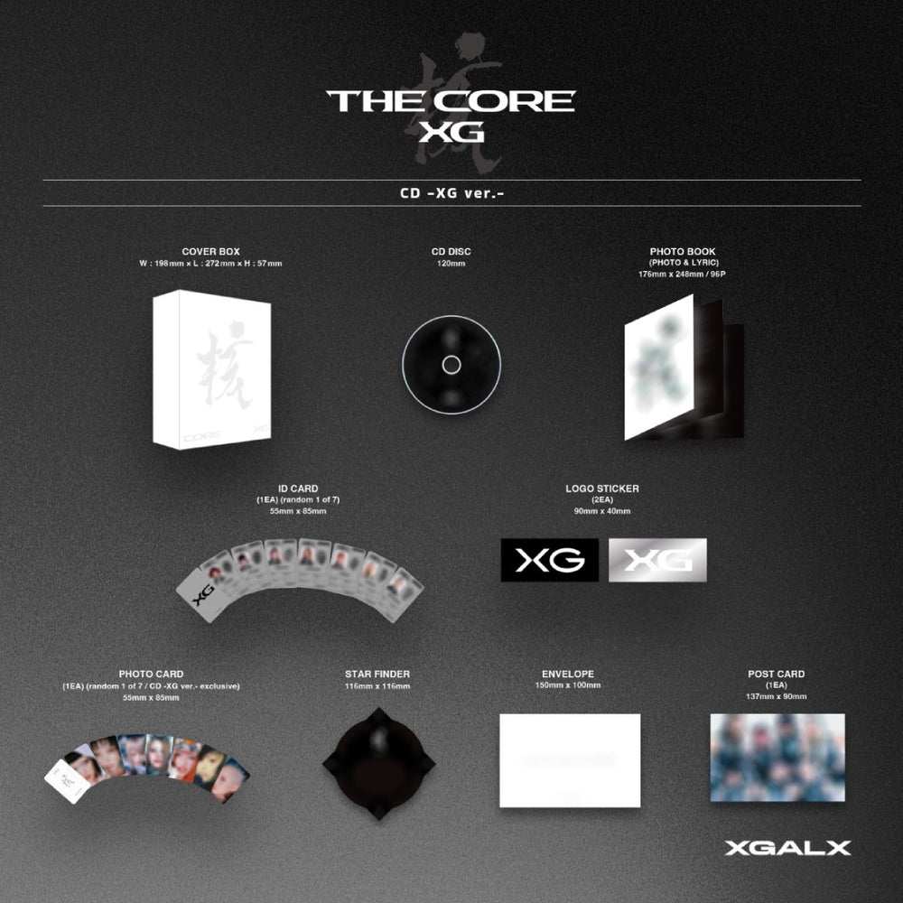 XG WORLD TOUR: THE CORE LIMITED UNIT TRADING CARD BONUS】【CD -XG