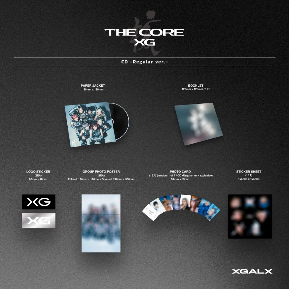 XG WORLD TOUR: THE CORE LIMITED UNIT TRADING CARD BONUS】【CD