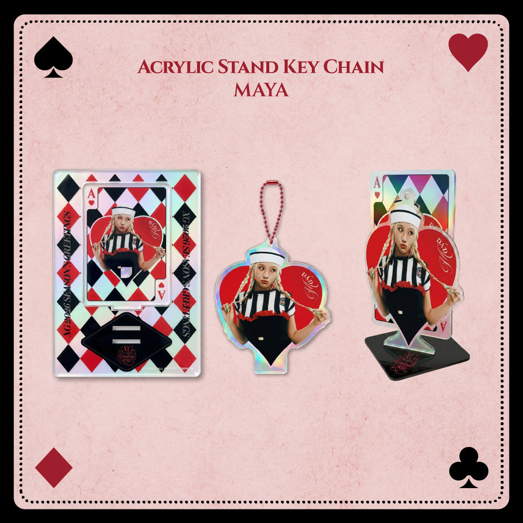 XG 2026 SEASON'S GREETINGS】Acrylic Stand Key Chain / MAYA – XGALX