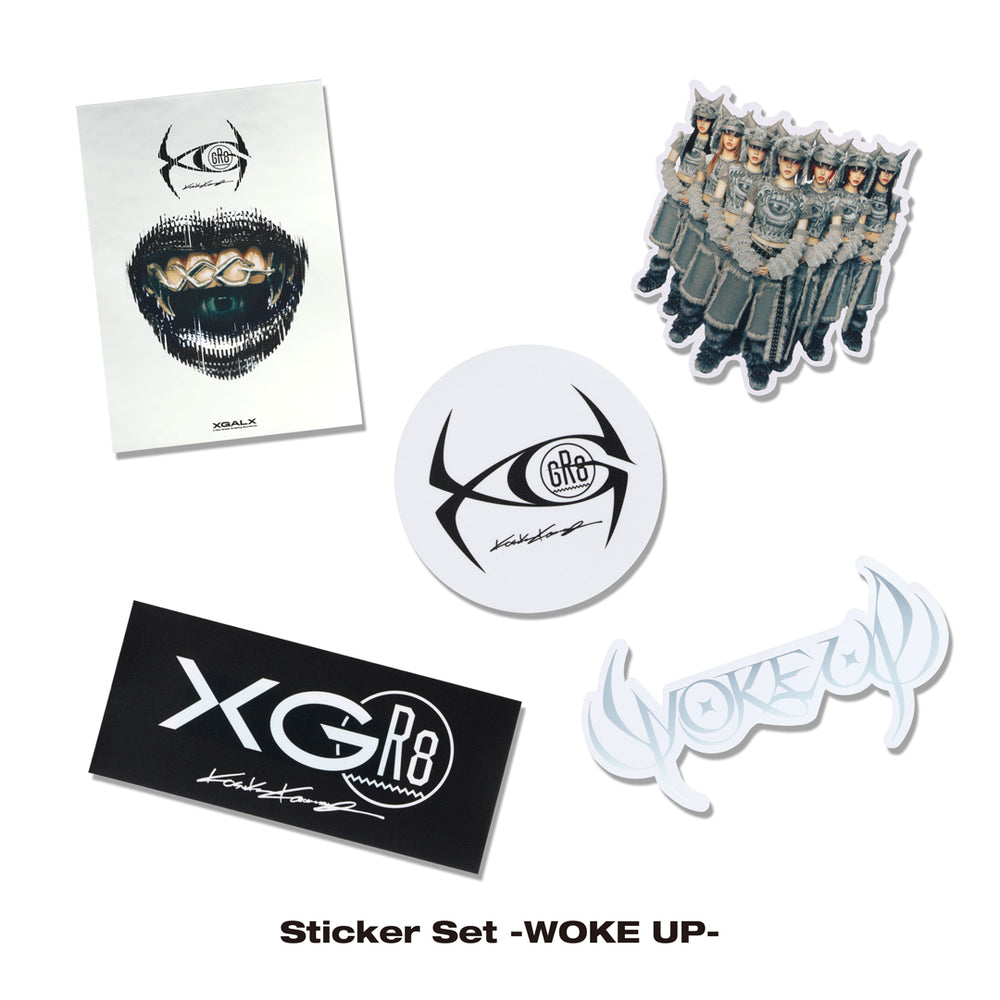 Sticker Set -WOKE UP- – XGALX OFFICIAL SHOP