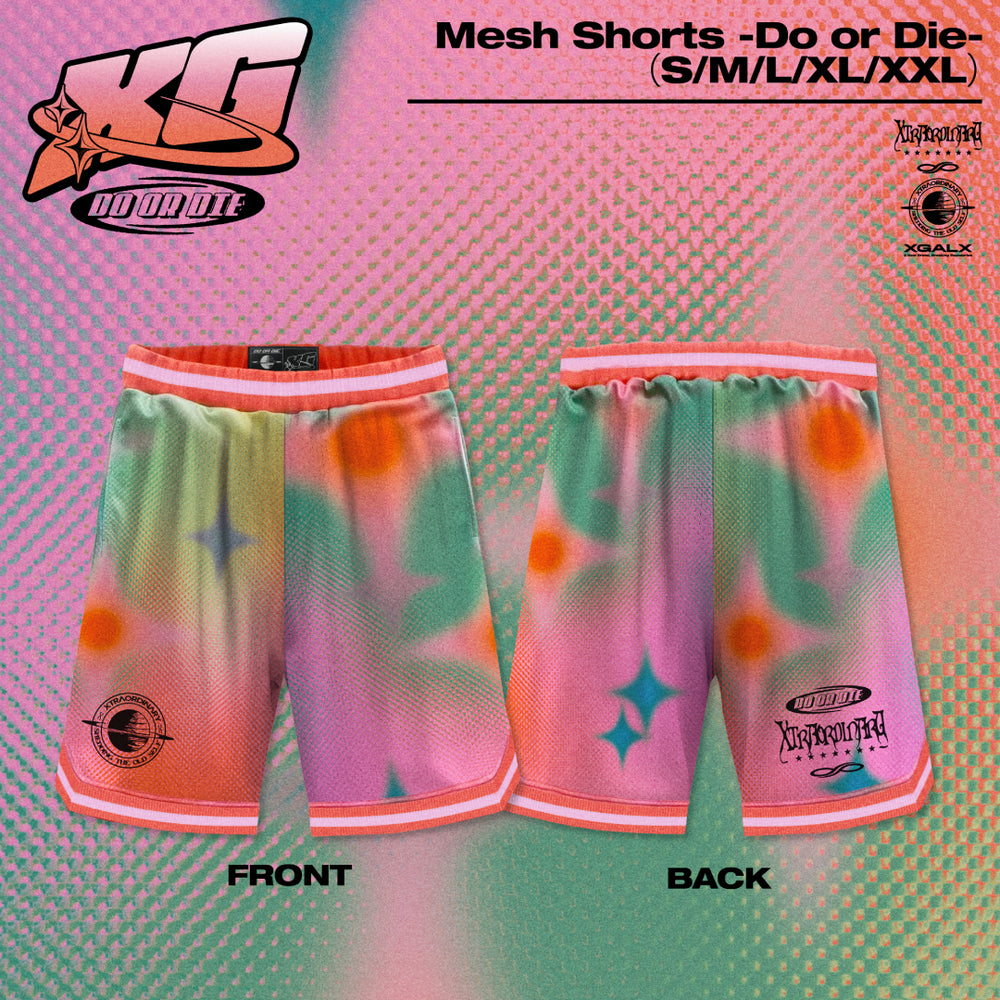 Mesh Shorts -Do or Die- – XGALX OFFICIAL SHOP