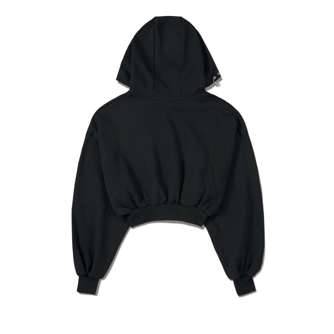 Cropped Zip Hoodie Produced by XG – XGALX OFFICIAL SHOP