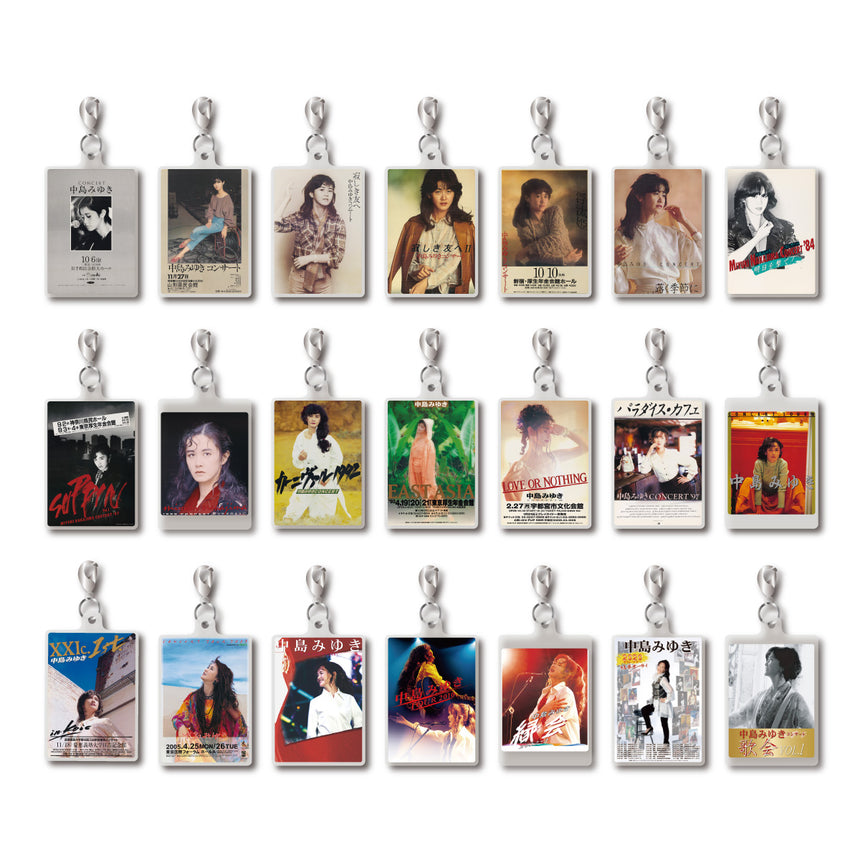 歌会VOL.1」歴代ツアーポスター アクリルチャームガチャ 全部セット