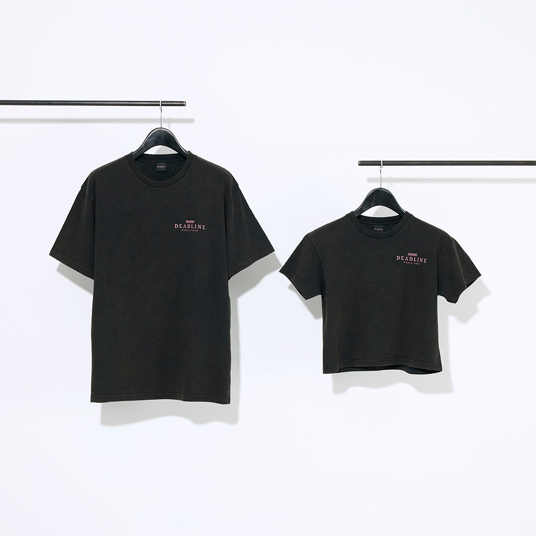 Tシャツ -DEADLINE LOGO-（BLACK PIGMENT DYE） – YGEX OFFICIAL SHOP