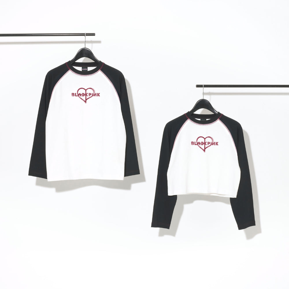 ロングスリーブTシャツ -BLACKPINK LOGO-（BLACK×WHITE） – YGEX