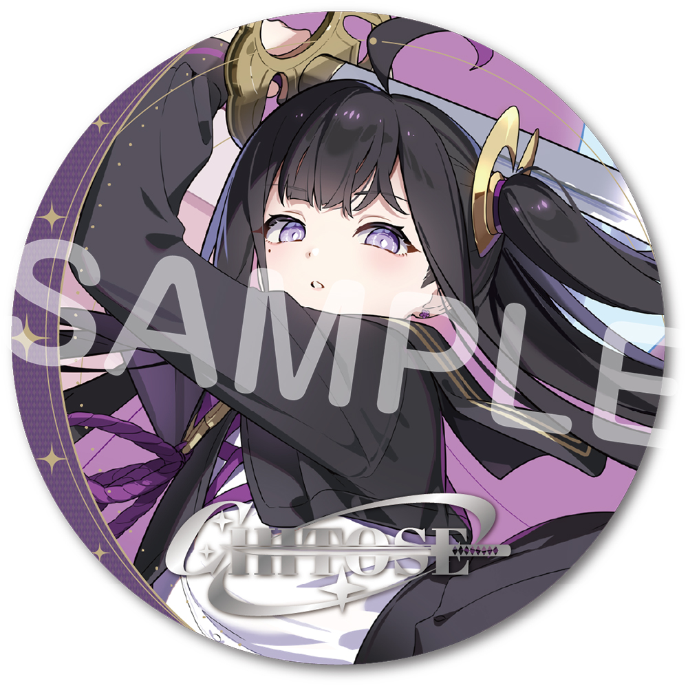 箔押し缶バッジ 獅子堂あかり 24点セット 獅子堂あかり にじさんじ