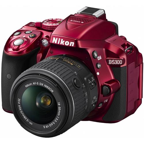 ニコン D5300 18-55 VR II レンズキット レッド | デジタル一眼レフ