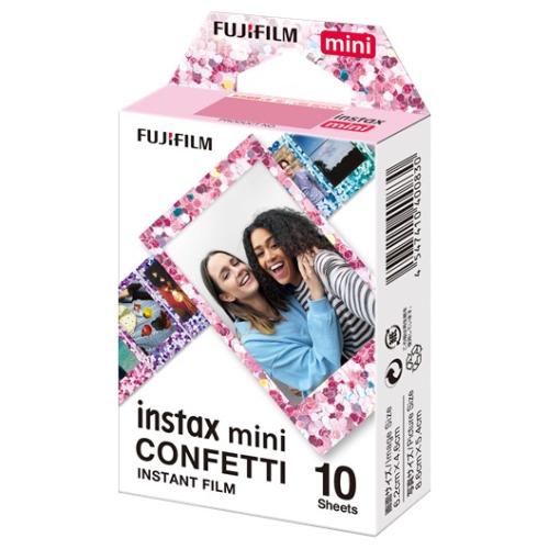 フジフイルム インスタントカラーフィルム instax mini コンフェッティ