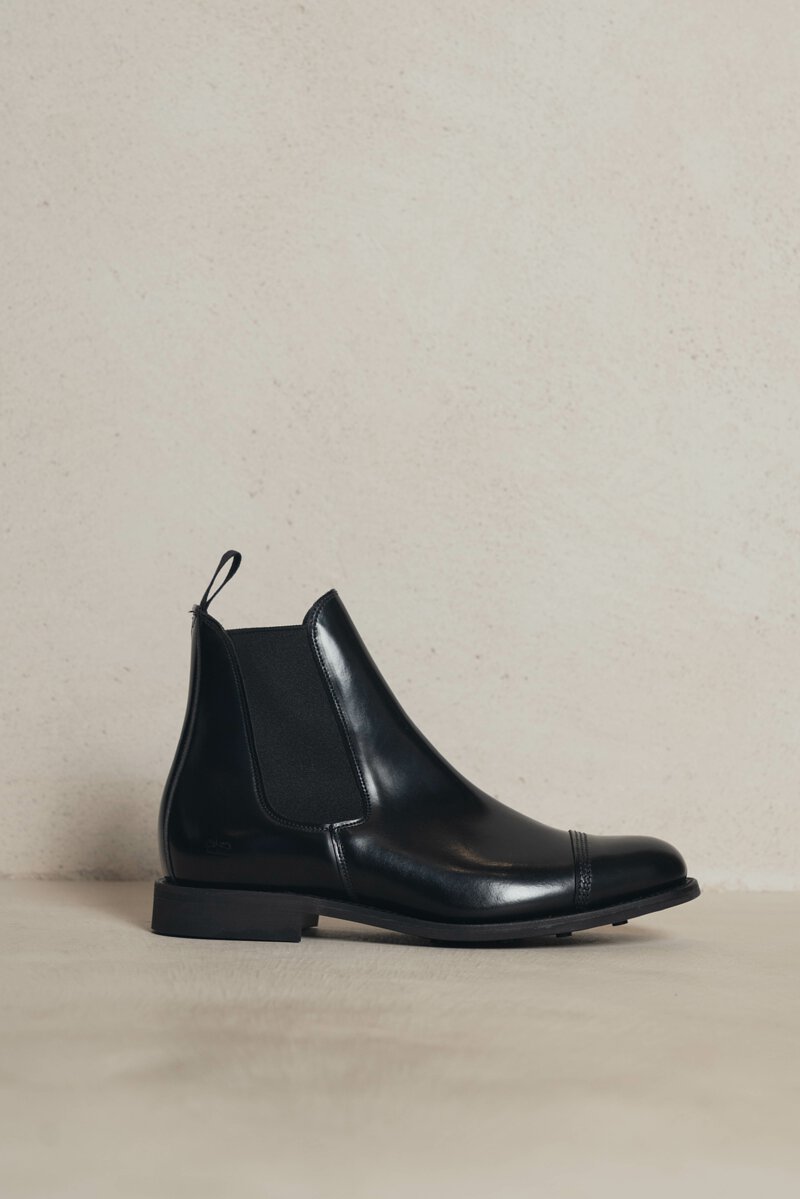 SANDERS MILITARY CAP TOE CHELSEA BOOT
