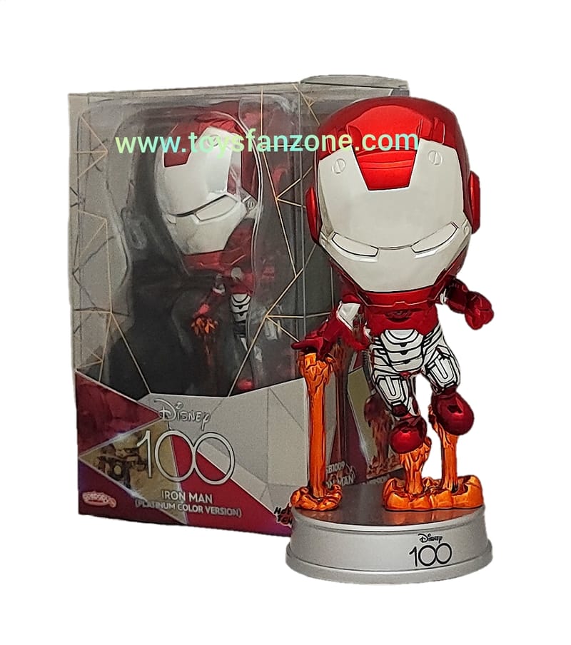 Hot Toys Disney 100 Iron Man Cosbaby Platinum Col