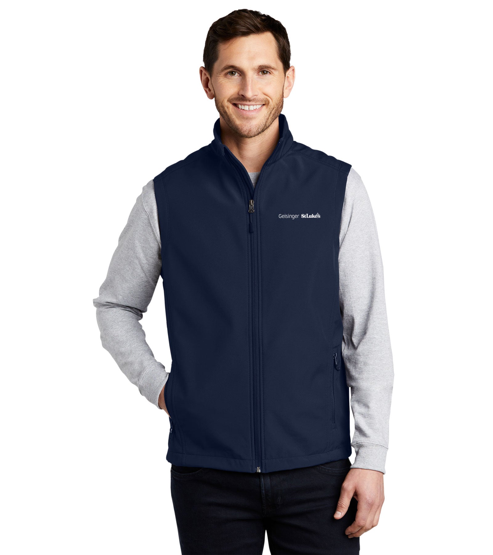 Men's Port Authority Core Soft Shell Vest - J325 - GSL | St