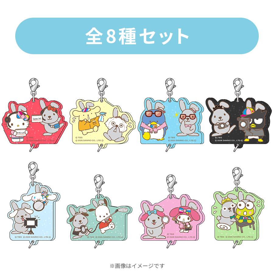 ラッピー×サンリオキャラクターズ／トレーディング つながるアクリル