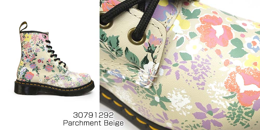 Dr.Martens（ドクターマーチン） 8ホール ブーツ 1460 レディース 花柄