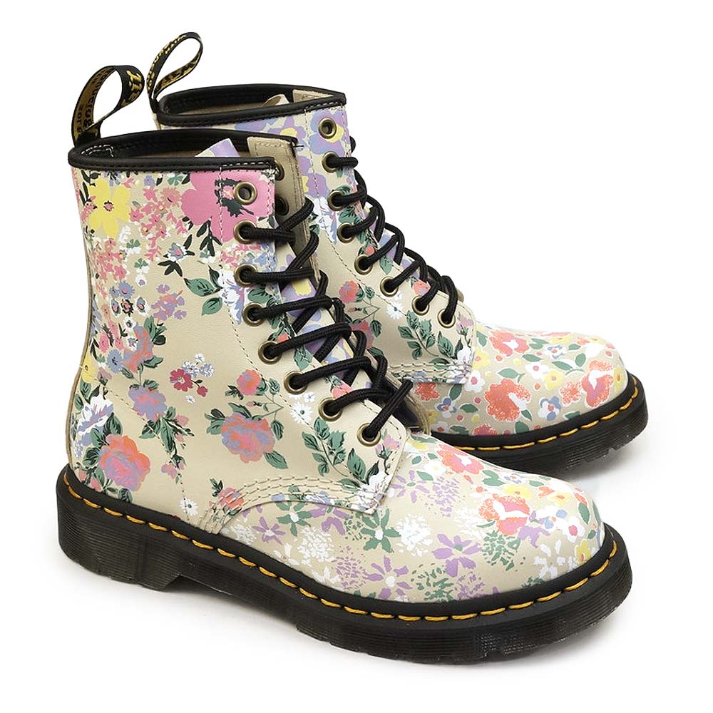 Dr.Martens（ドクターマーチン） 8ホール ブーツ 1460 レディース 花柄