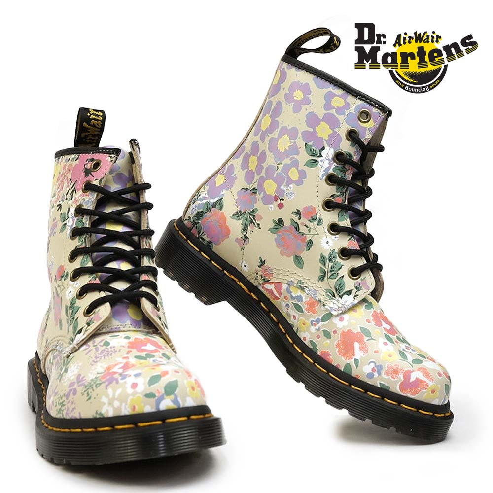 Dr.Martens（ドクターマーチン） 8ホール ブーツ 1460 レディース 花柄