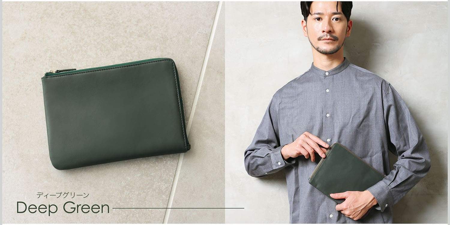 BLUE SINCERE（ブルーシンシア） ポーチ 本革 L字 メンズ おしゃれ