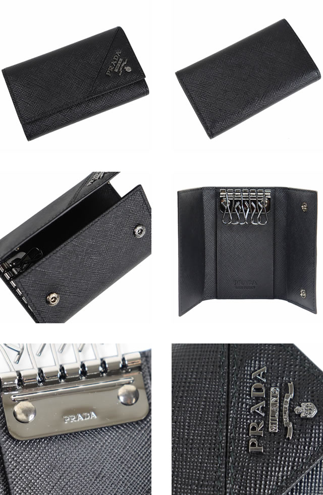 PRADA（プラダ） サフィアーノレザー キーケース レディース メンズ 6