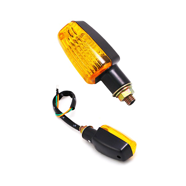 バイク ウインカー 2個セット オレンジ クリアレンズ 選択 CB