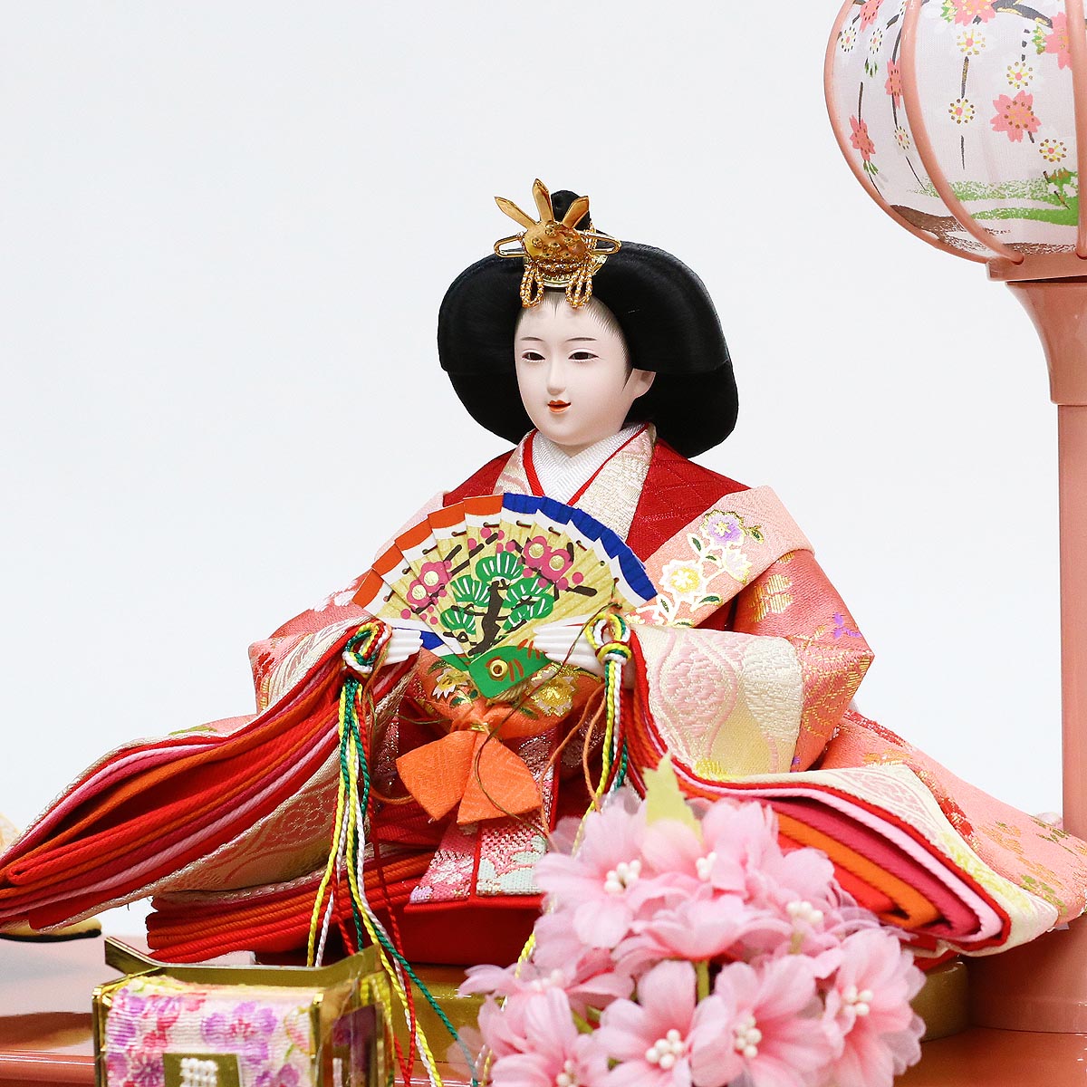 雛人形 ケース飾り ケース入り 小三五親王飾り 御雛 アクリルケース