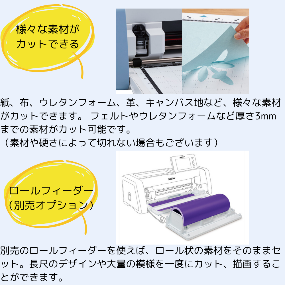 スキャンカット カッティングマシン ブラザー SDX1000 ScanCut 小型