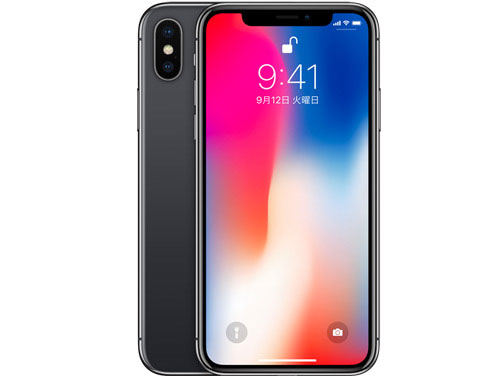 iPhone X バッテリー100％ iPhoneX 256GB ランクB 中古 スマホ
