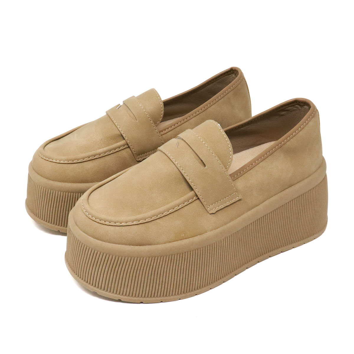 LOVEHUNTER（ラブハンター） ローファー レディース 厚底 7cmヒール