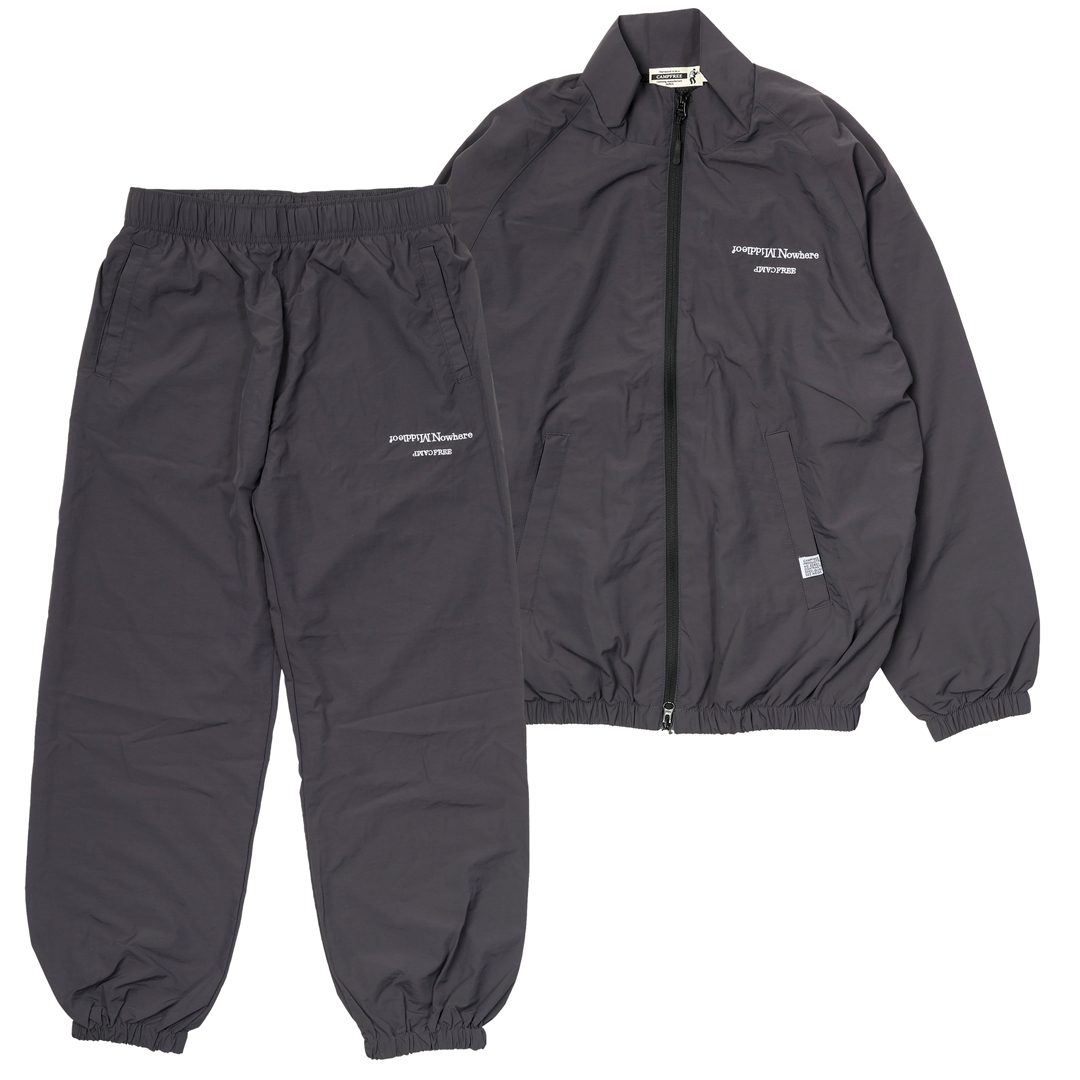 CAMPFREE ナイロンジャケット トラックスーツ 上下 メンズ レディース