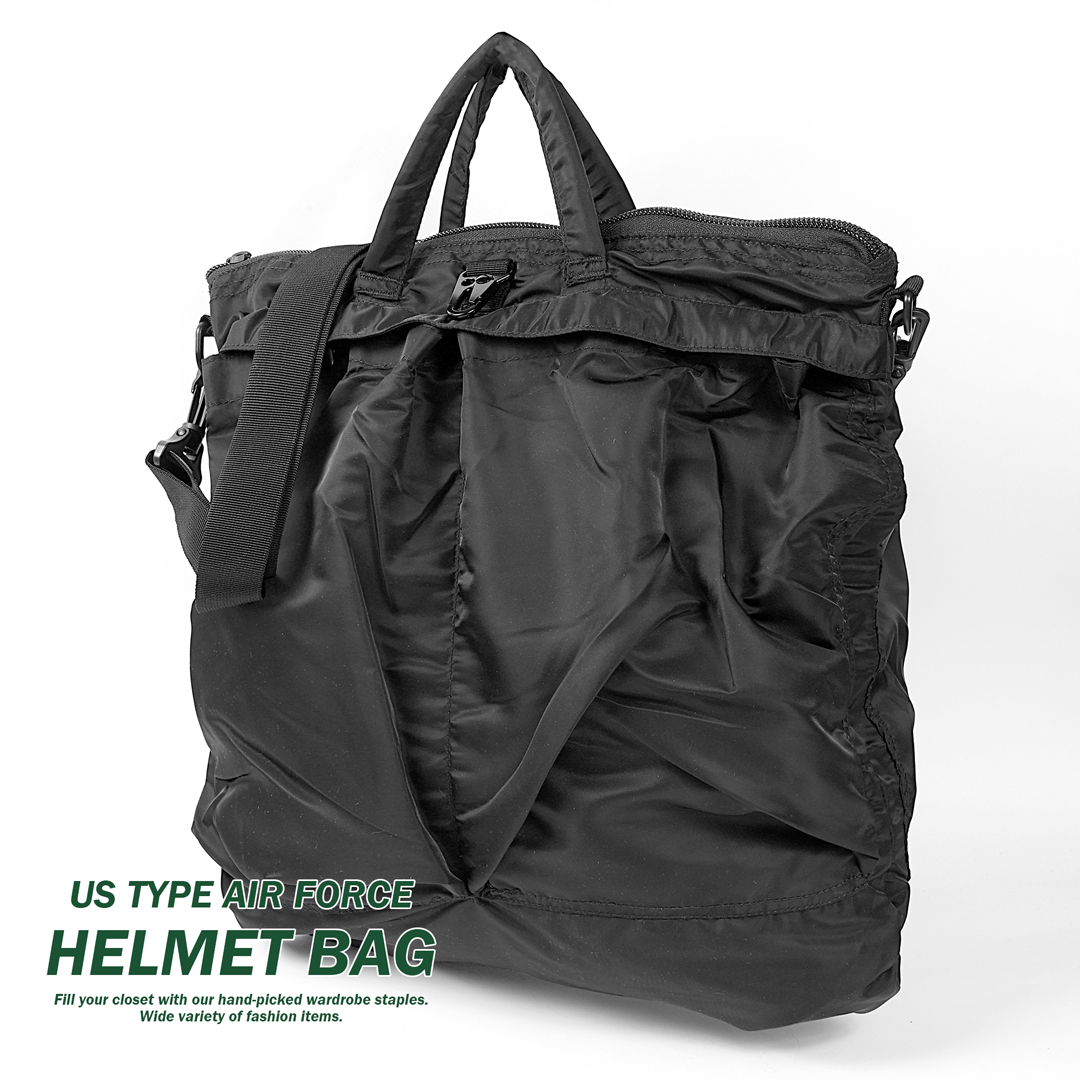 ヘルメットバッグ ミリタリー 米軍 タイプ レプリカ 2way ショルダー