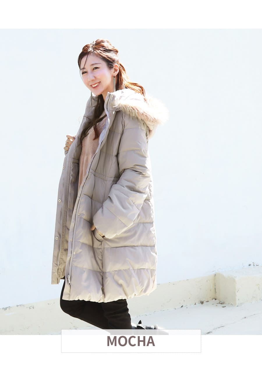 Milk tea（ミルクティー） ママコート 産前産後対応 軽くて暖か