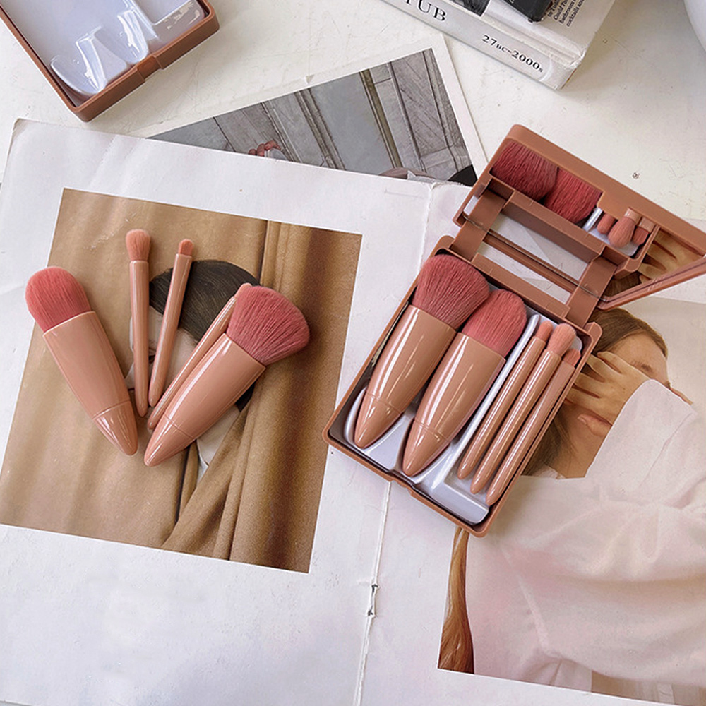 miniministore（ミニミニストア） メイクブラシ5本セット 収納ケース