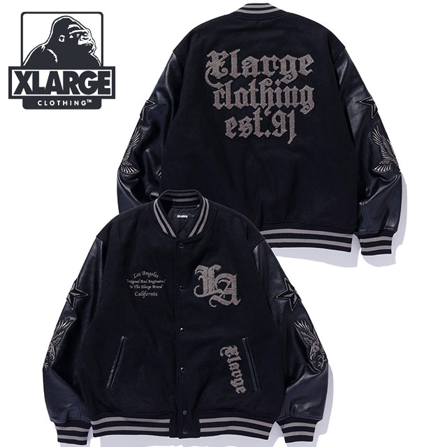 XLARGE（エクストラ ラージ） バーシティジャケット 101254021004 FW25