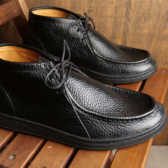 MANEBU（マネブ） レザーシューズ ブーミッド シュリンク MNB-032B-SH