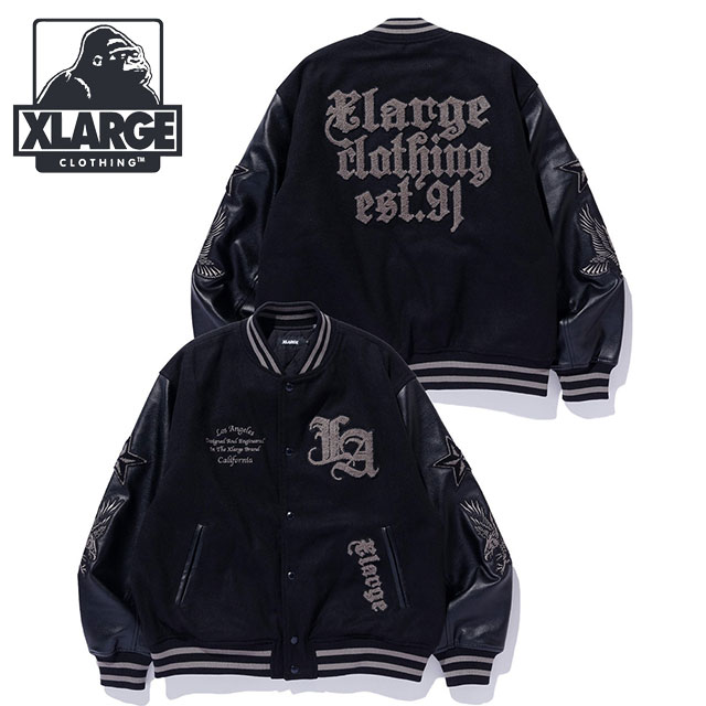 XLARGE（エクストラ ラージ） バーシティジャケット 101254021004 FW25