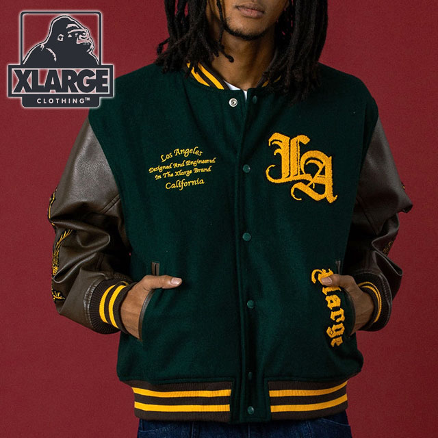XLARGE（エクストラ ラージ） バーシティジャケット 101254021004 FW25