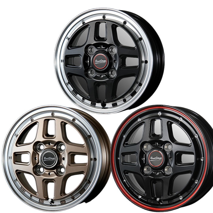 BLEST（ブレスト） 12インチ 4穴 100 4B BLEST ビートステージ WT-C