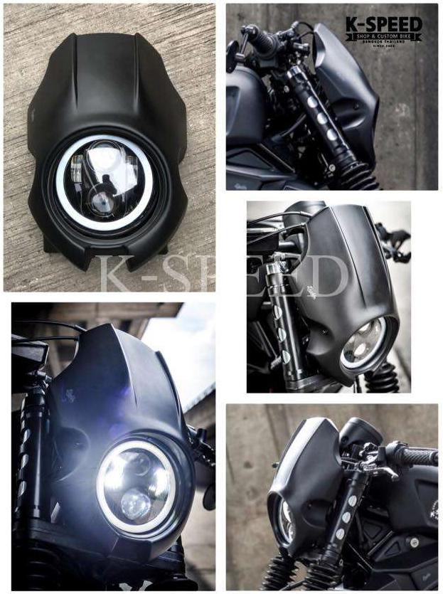 レブル250/500 ヘッドライト&カバー フロントカウル ディアブロ