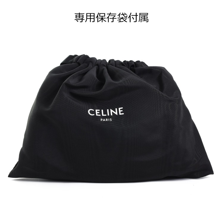 CELINE（セリーヌ） ミニ ブザス トリオンフキャンバス カーフスキン