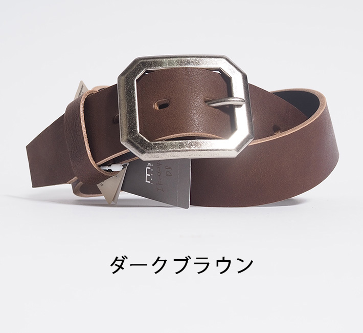 飯田工房 レザーベルト 牛革 ギャリソン 日本製 (IK4044) メンズ