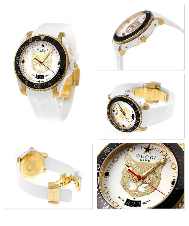 GUCCI（グッチ） ダイヴ クオーツ 腕時計 ブランド メンズ YA136322