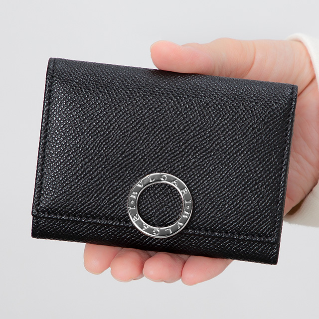 BVLGARI（ブルガリ） 名刺入れ メンズ ブランド レザー 30420GRAIN BLK