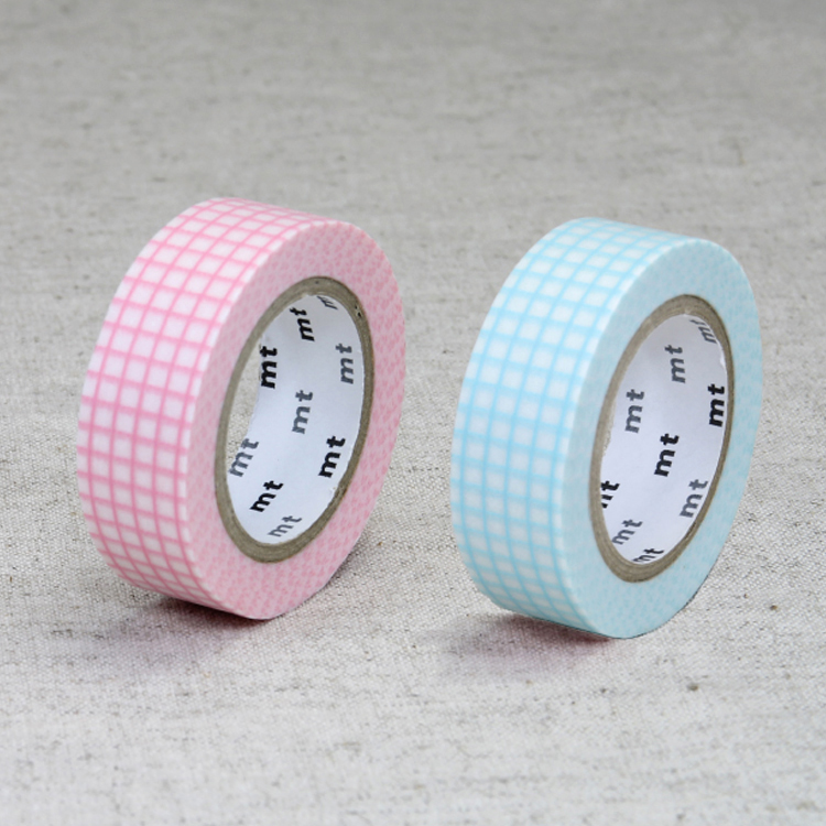 mt（エムティー） mtマスキングテープ 幅15mm×7m チェック柄 さくら