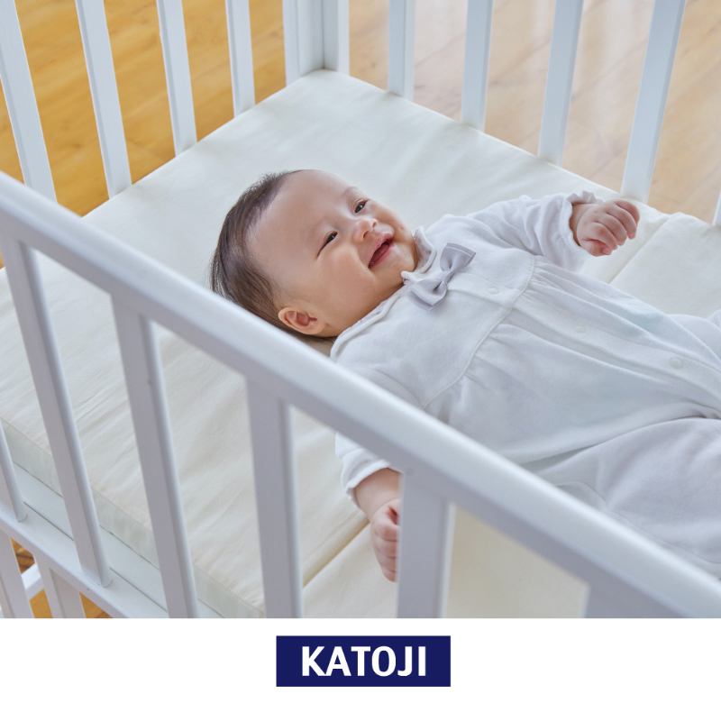 カトージ（KATOJI） ミニベビーベッド ハイタイプ プチホワイト