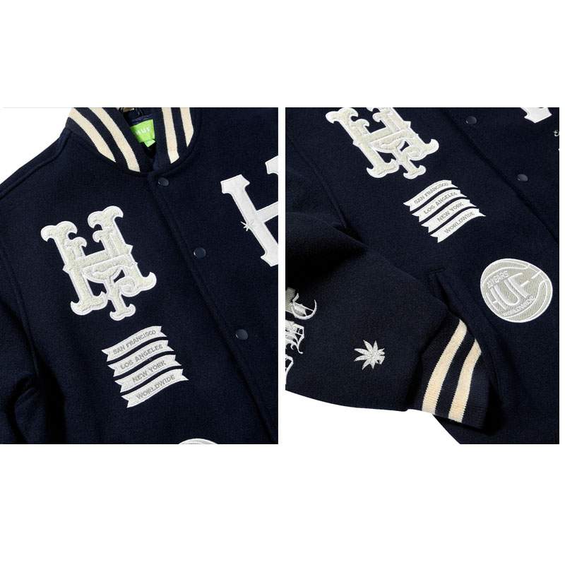 HUF（ハフ） 【並行輸入】ハフ HUF 20 YEAR CLASSIC H VARSITY JACKET