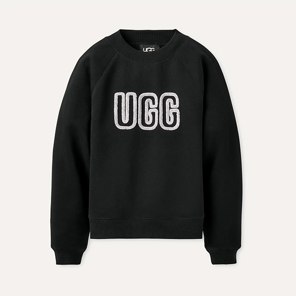 UGG（アグ） レディース トレーナー ロゴ クルーネック スウェット UGG