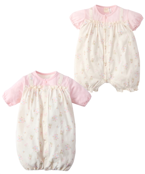 ニッセン（nissen） ロンパース カバーオール ベビー サロペット風