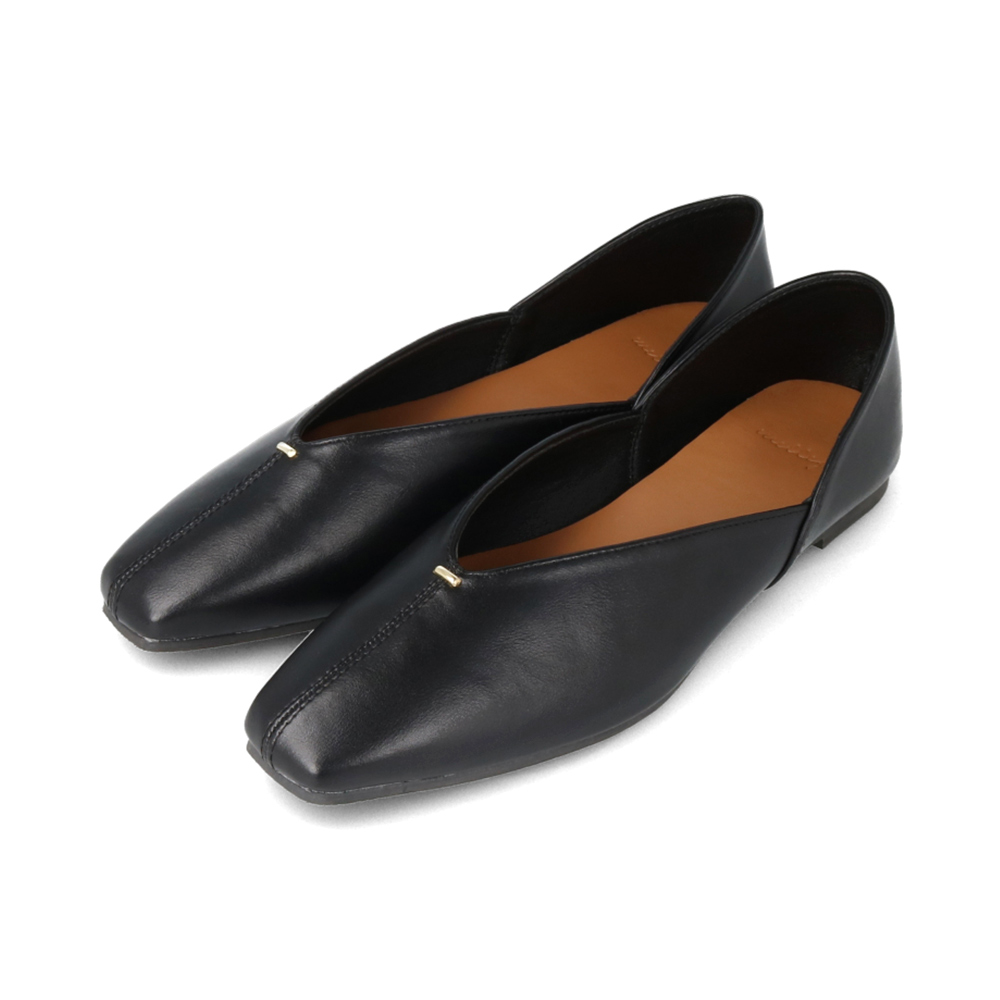 welleg（ウェレッグ） パンプス ぺたんこ 2way スクエアトゥ 痛くない