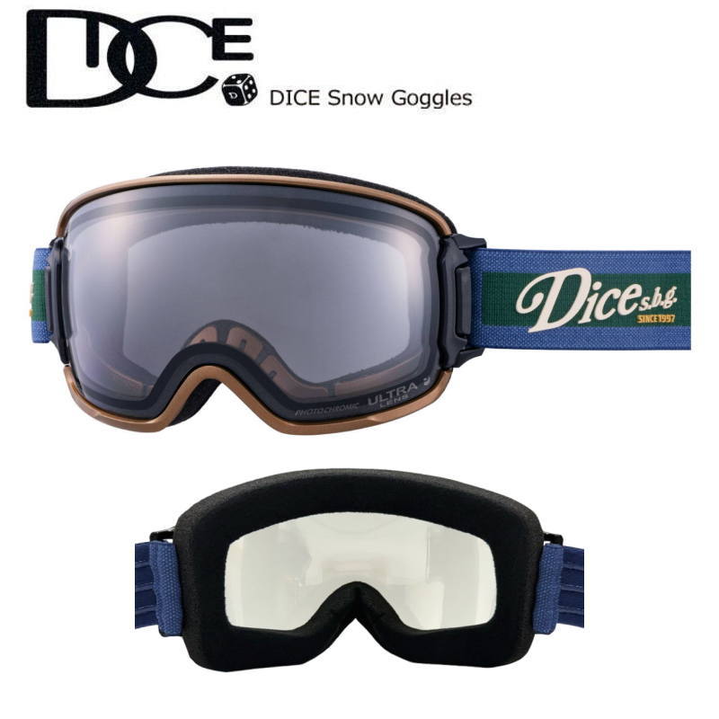 BANK 25-26 DICE カラー:BRZ レンズ:調光×ULTRAライトグレイ