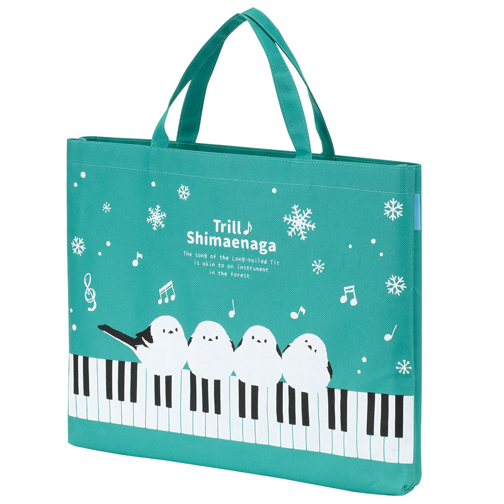 Pianoline シンプルレッスンバッグ（ピアノ鍵盤柄） : 鶯鳴堂雑貨店