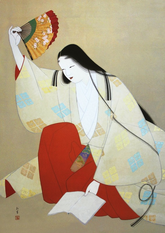 複製画A3(額無し) 上村松園(No.21~40) 不織布和紙風 : orieoriginal