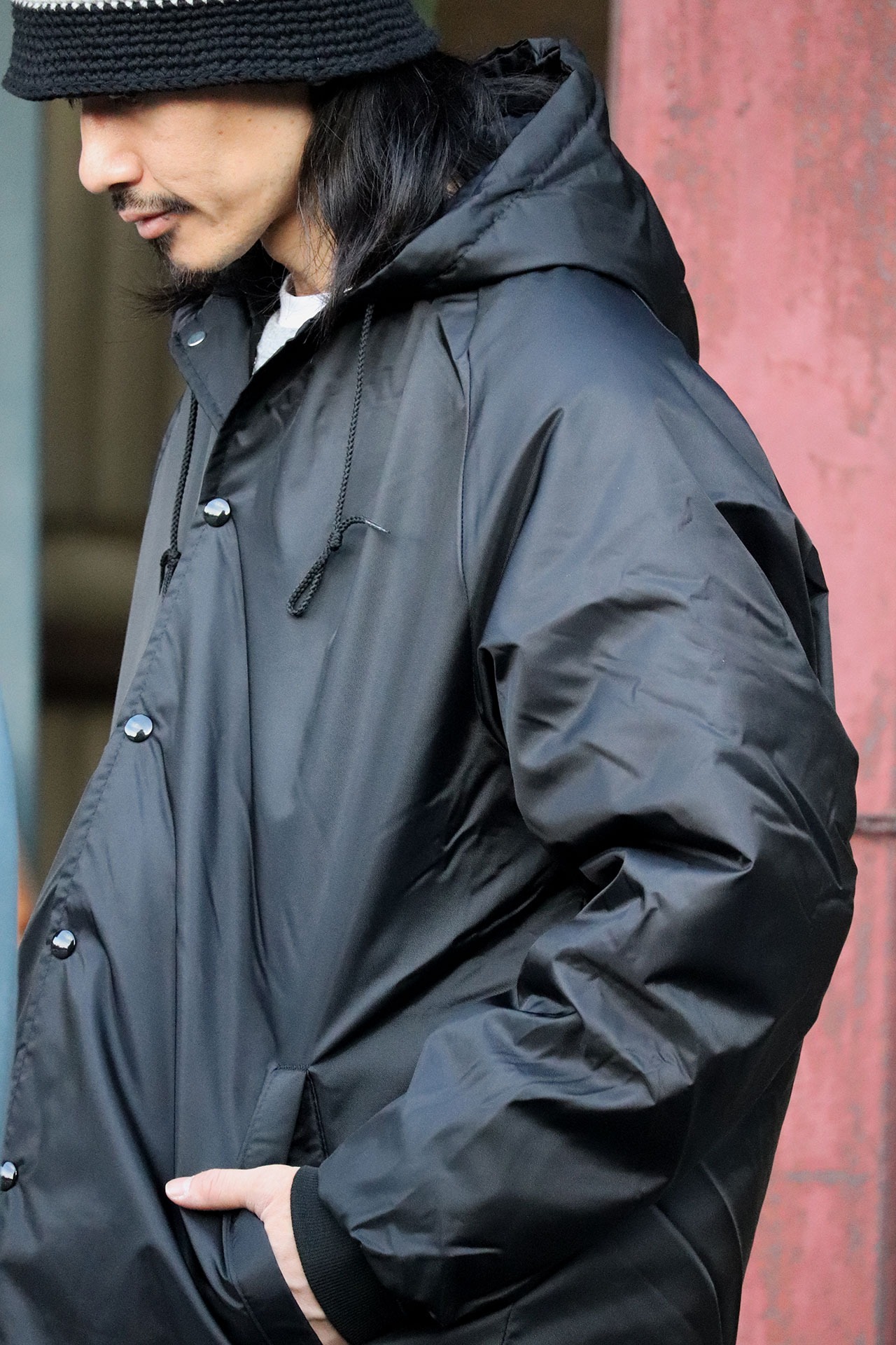 ASW (アメリカンスピリットウェア) COACHES HOODEDE WINDBREAKER